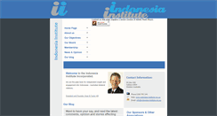 Desktop Screenshot of indonesia-institute.org.au